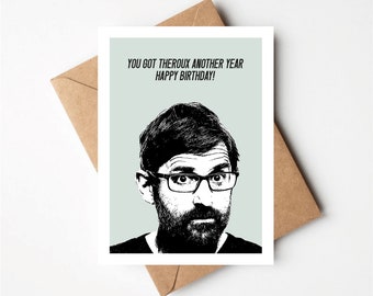 Inspired Birthday Greetings Card, Funny British Icon Card