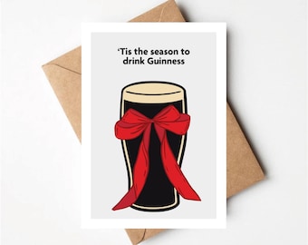 Tarjeta navideña de Guinness: Es la época ideal para beber Guinness