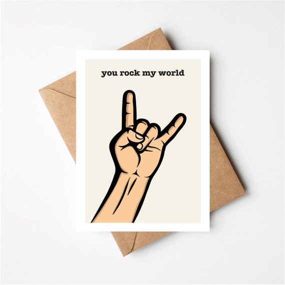 Carte D'Anniversaire Musicale « We Will Rock You » - Avec Effets Lumineux - Grand Format 22,2x15,7 Cm - Enveloppe Incluse - 4