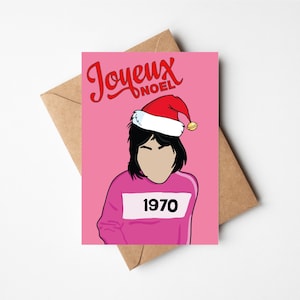 Joyeux Noel Inspired Christmas Card, Greetings Card, Original, Funny, Unique