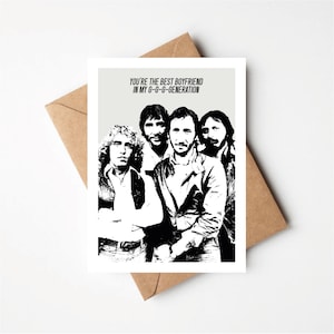 Le meilleur petit ami, carte de vœux inspirée de ma génération, anniversaire, anniversaire, rock and roll, mod