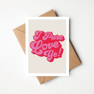 I Pure Love ye / Compleanno / Anniversario / Biglietto d'occasione / Ti amo / Biglietto di auguri scozzesi / A6