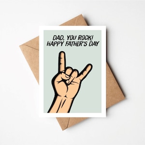 Papa, You Rock! | Vatertagskarte | Rock and Roll | Musikkarte