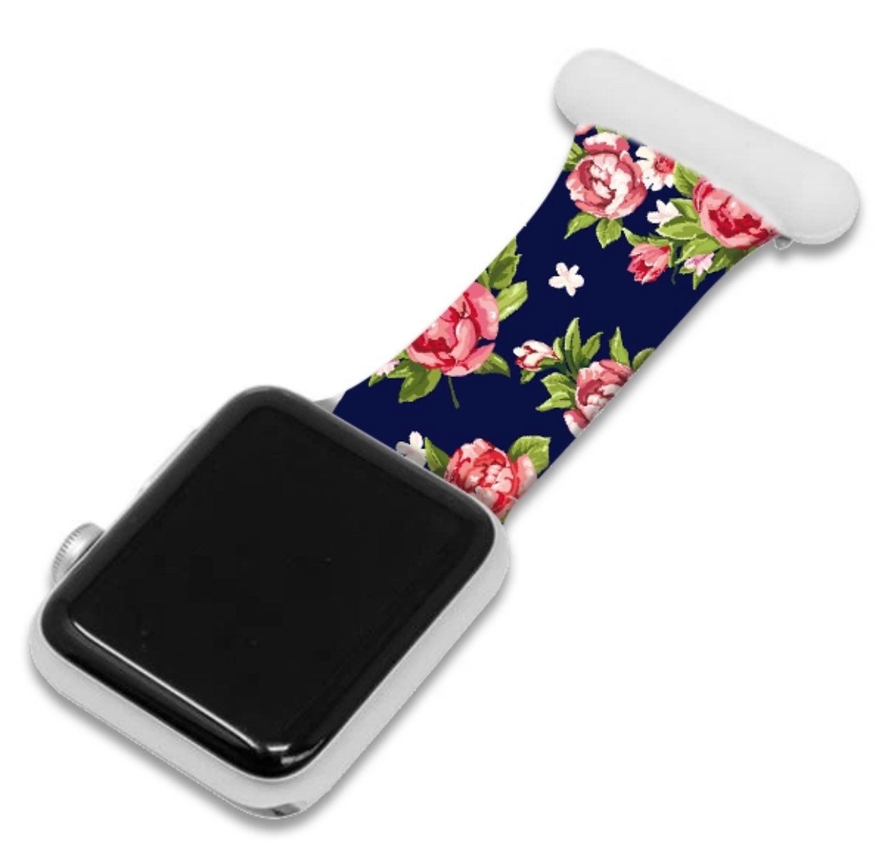 Flower Rose Apple Watch Strap Fob for Nurses Midwives Etsy UK