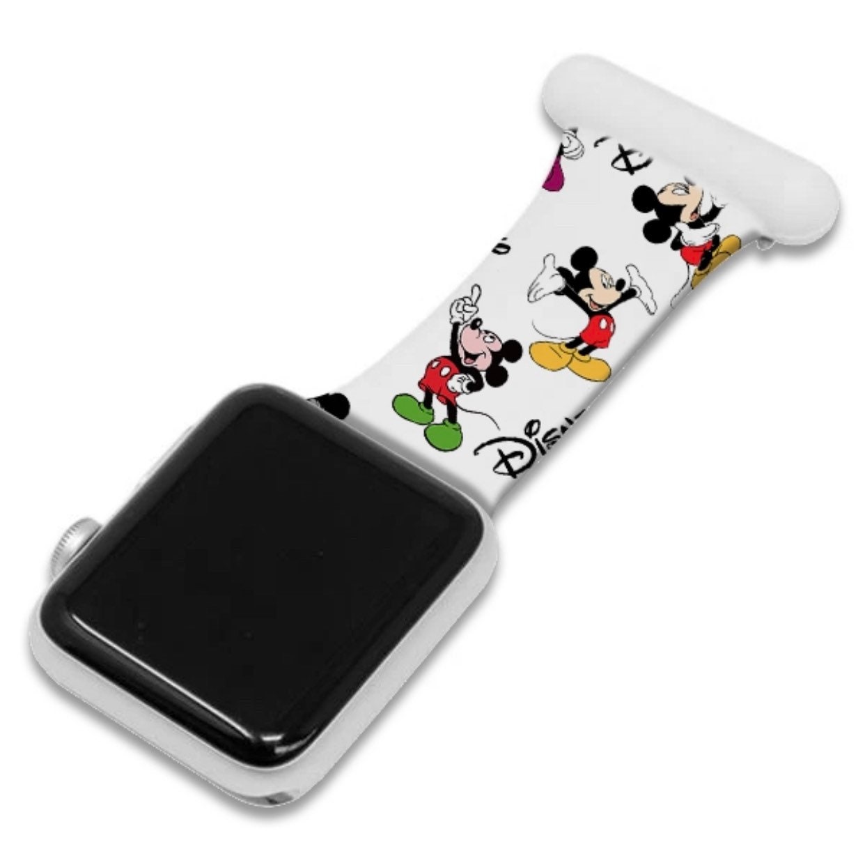 Disney Mickey Mouse Apple Watch Strap Fob for Nurses Midwives Doctors Paramedics 38 44mm
