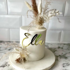 Personalised Name Cake Topper Charm