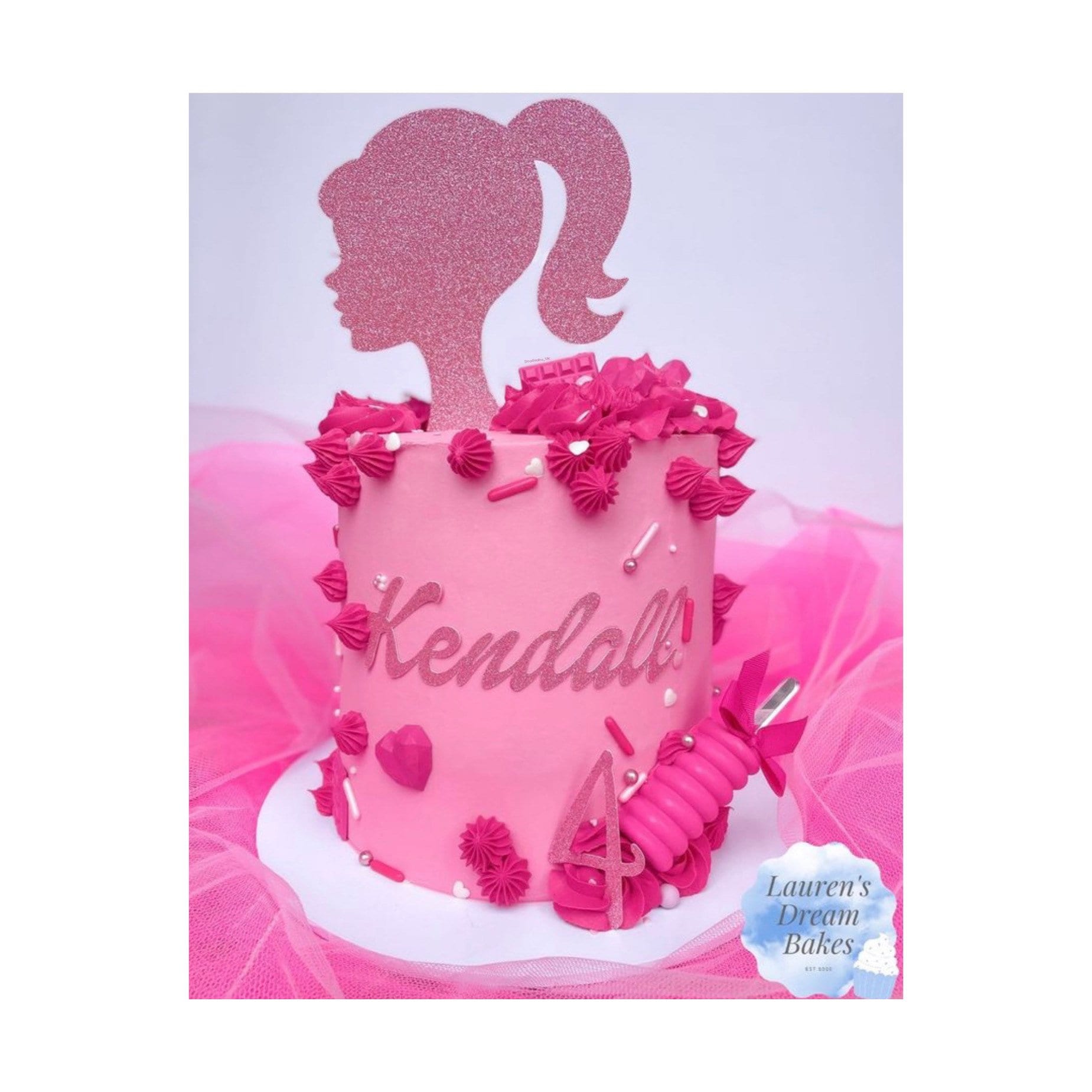 Barbie Cake Topper - Etsy UK