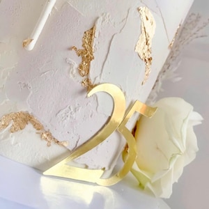 Personalisierte Altersnummer Cupcake Charm Cake Topper