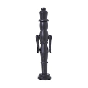 Minimalist Black Wooden Nutcracker Decoration | Christmas Decoration | Nutcrackers | Christmas Ornaments
