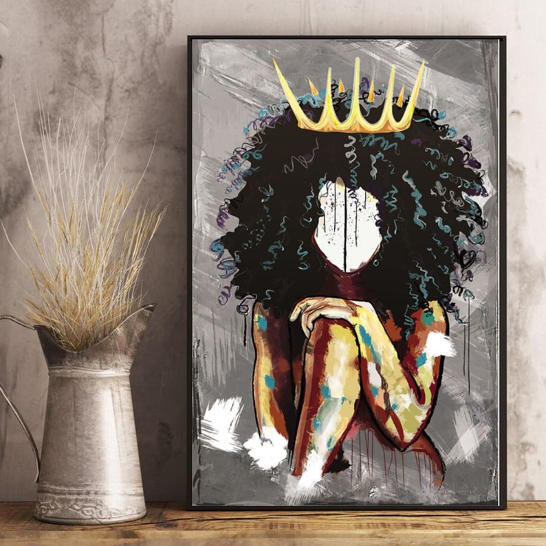 Schwarze Königin Poster ich bin schwarze Königin Poster | Etsy