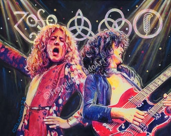 Led Zeppelin (Page & Plant) Portrait