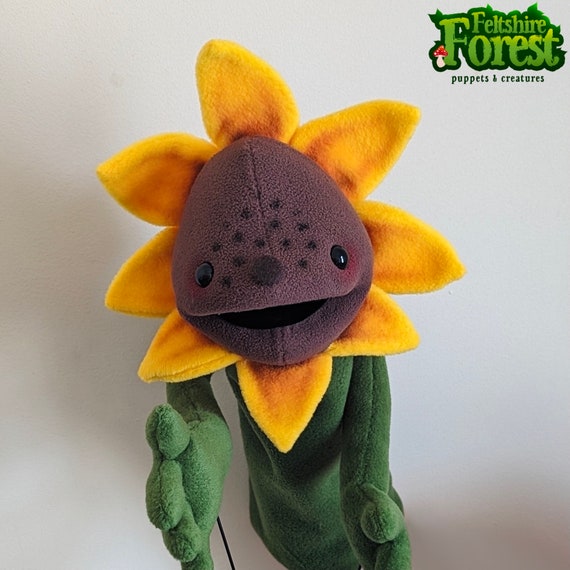 Lil' Flora Sunflower Hand and Rod Puppet - Etsy