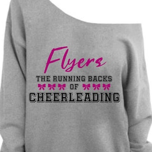 Flyers de Running Backs van Cheerleading SVG en PNG