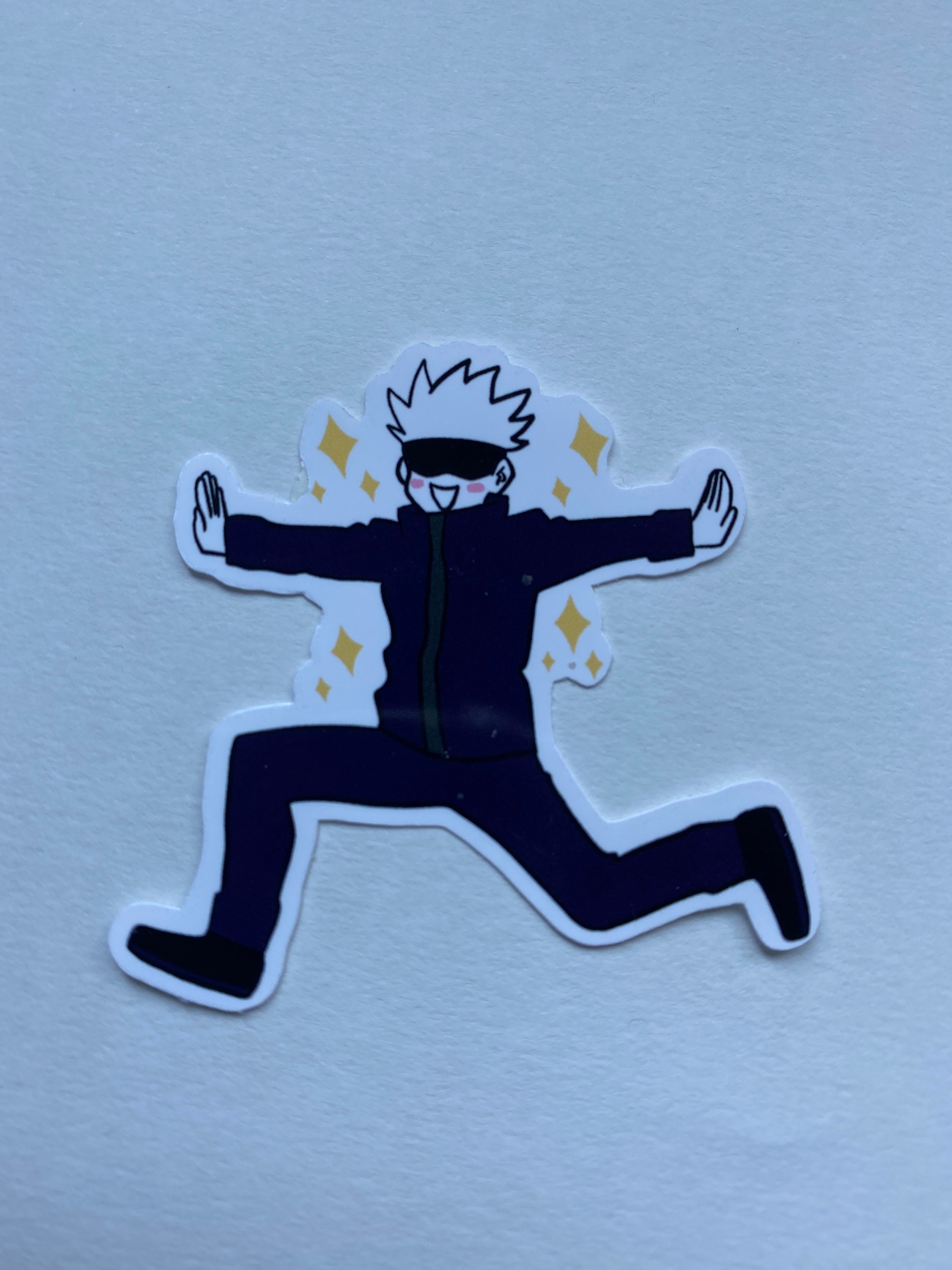 Gojo Satoru Funny Jujutsu Kaisen Anime 2 Pack of Stickers - Etsy UK