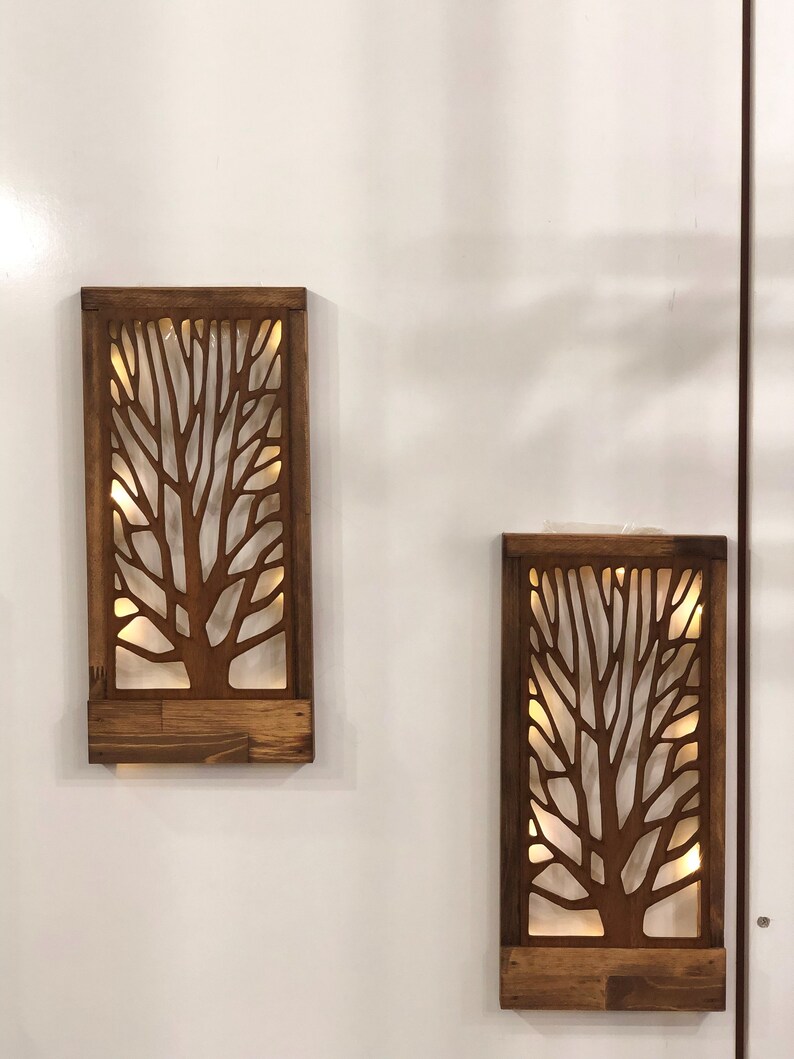 Led Wall Art, Lighted Wall Art, Led Wall Decor, Light Wall Art, Wooden