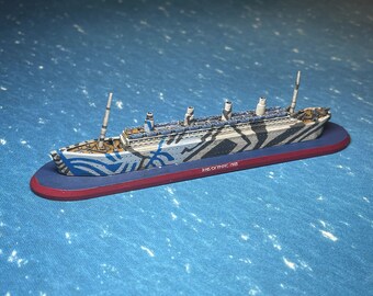 RMS Olympic | Ocean Liner - 1:1800 Scale - WW 1 Miniature |