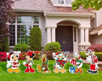 Mickey Merry Christmas garden decor/ Christmas decoration