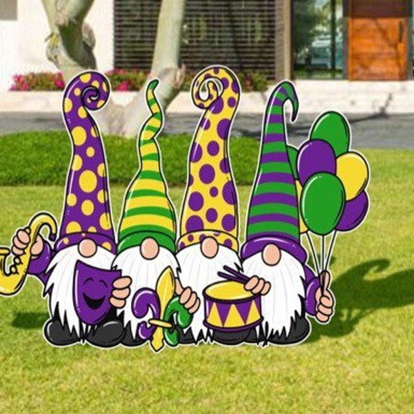Mardi Gras Gnomes