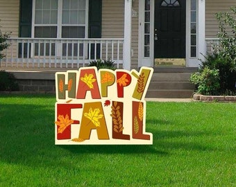 Fall yard signs or cut outs ( others attached)