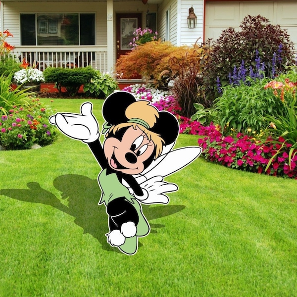 Tinker Bell Yard Sign Etsy