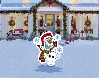 Olaf/Christmas outdoor decoration/ Christmas decor/ Christmas ideas/frozen decor