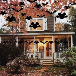 Halloween Bats and Mickey Mouse bats for trees, ceilings in offices snd porches