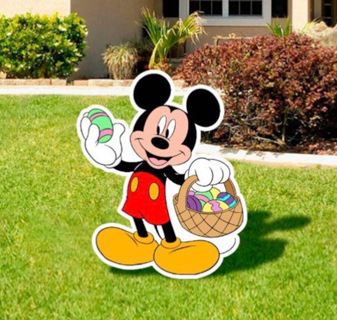 Mickey Mouse Easter Egg Basket Kids Easter Gift Idea Outdoor Easter