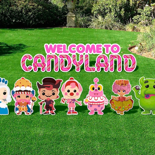 Candy Land Characters for birthday party