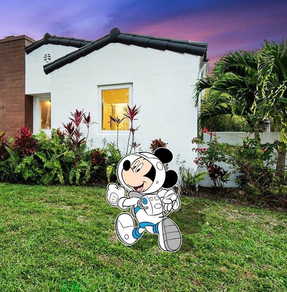 Mickey Mouse Astronaut Waving and Running Space Mickey Party