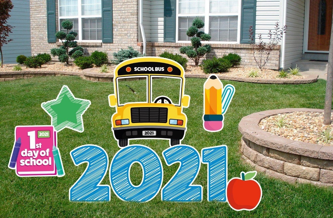 Back to School Yard Sign Etsy