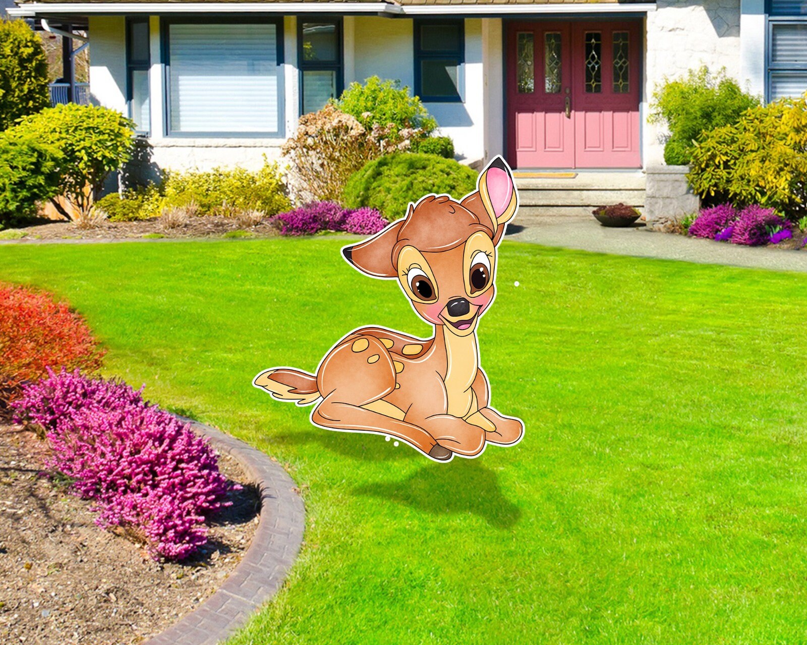 Bambi Yard Sign/cutout Made From Corrugated Plastic - Perfect for ...