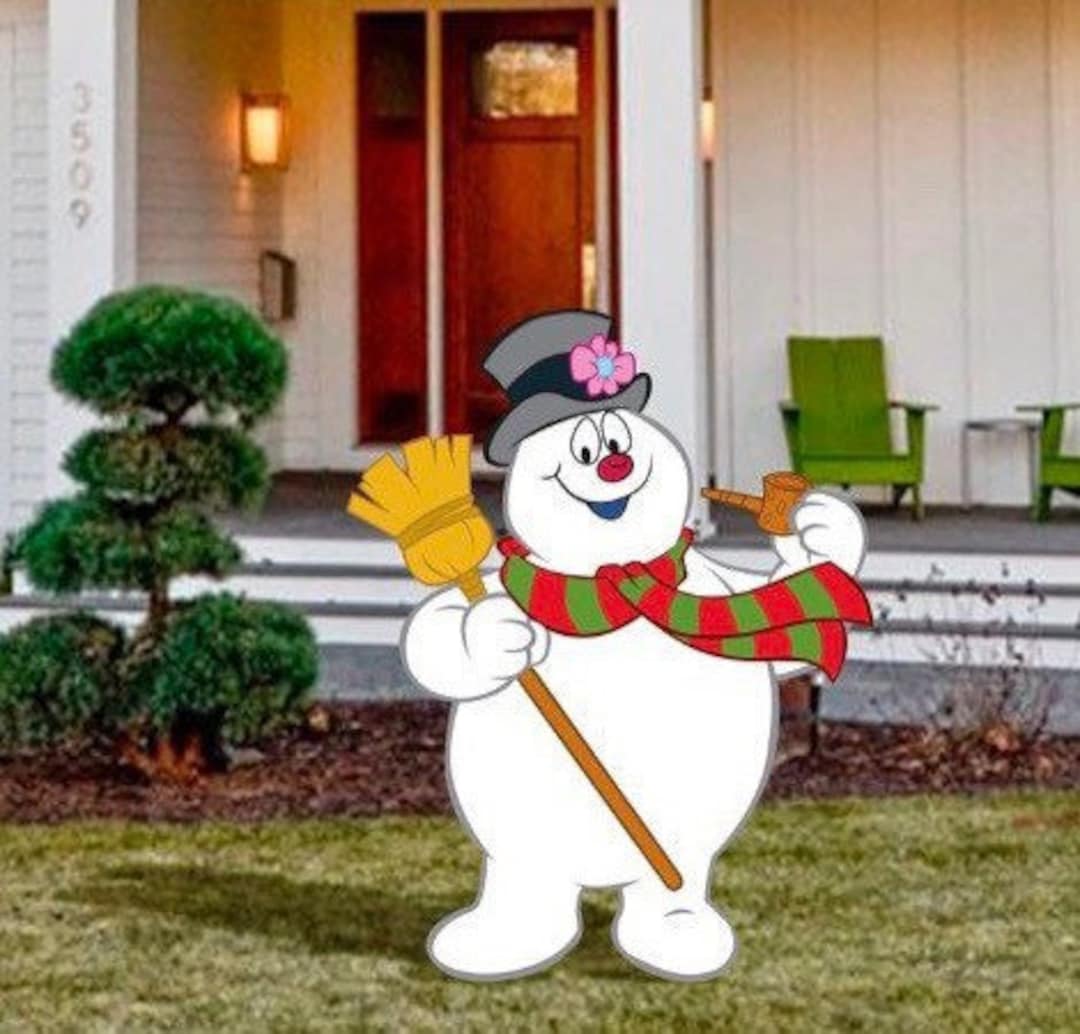 Frosty the Snowman/ Christmas Outdoor Decor/christmas Decoration/ Snowman Sign Etsy