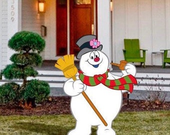 Frosty the snowman/ Christmas outdoor decor/Christmas decoration/ snowman sign