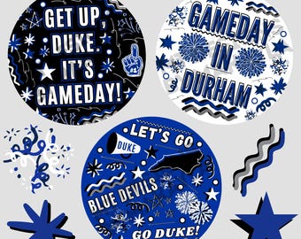 Duke Buttons: Game-day (3in)