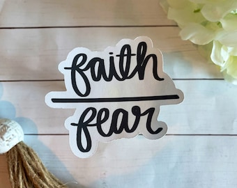 Faith Over Fear Sticker