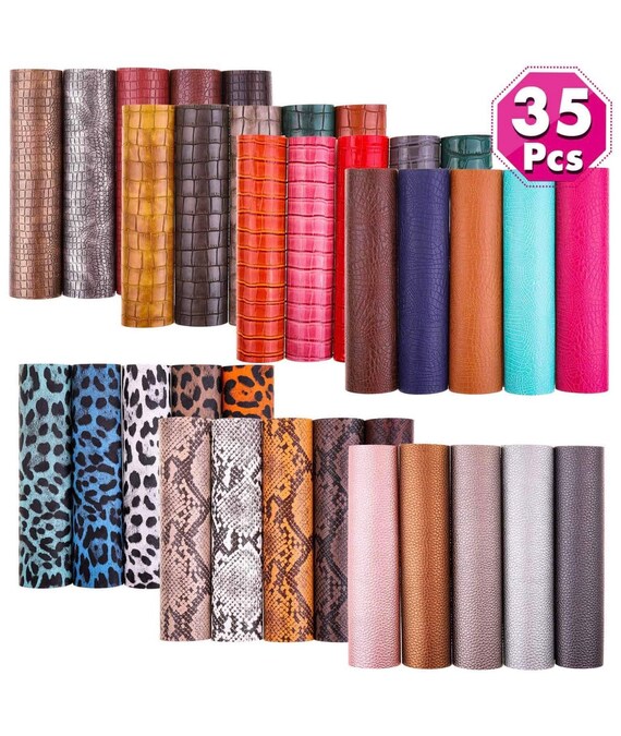 35 pieces of faux leather Etsy