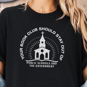 Anti Christian Nationalism Shirt, Separation of Church and State, Liberal Activist T-Shirt,  Anti MAGA Tee, Anti Republican, Comfort Colors