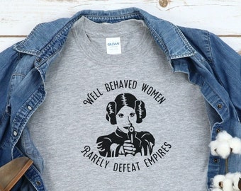 The Mountain Unisex Adult Pounce Princess Leia Cat TShirt The Mountain Unisex Adult Pounce Princess Leia Cat TShirt
