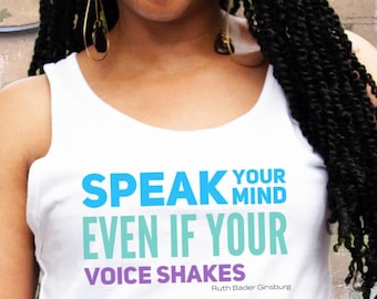 Feminist Tank Top, RBG Shirt, Ruth Bader Ginsburg Shirt, Womens Rights Shirt, Notorious RBG, Feminism, Feminist AF, Women's Rights, Liberal