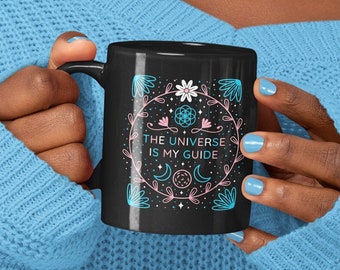 Subtle Trans Pride Mug, Subtle Transexual Pride, Subtle LGBT Transgender Pride Coffee Mug, Trans Pride Flag Colors The Universe is My Guide