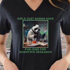 Funny Science V Neck Shirt, Scientist TShirt, Medical Students, Chemistry Students,  Research Science,Public Health,Liberal Shirt,Anti Trump