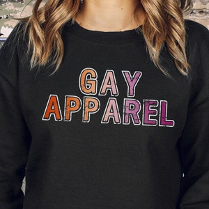 Gay Apparel Christmas Holiday Sweatshirt, Lesbian Christmas Gifts, Queer Christmas Shirt, Pride Holiday Shirt, Lesbian Flag, Funny Christmas