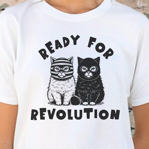 Anti Fascism Shirt, Anti Trump T-Shirt, Cat Lady Protest TShirt, Resist, Liberal, Anti Christian Nationalism, Anti MAGA Tee Comfort Colors
