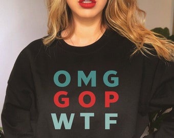 Anti Republican Sweatshirt Democrat Shirt Liberal Shirt Resist Vote Blue Feminist Sweater Anti Mitch McConnell Anti Trump Protest Sweatshirt