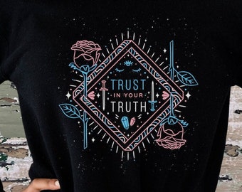 Trust in My Truth Subtle Trans Pride T-Shirt, Subtle Transexual Pride, Subtle LGBT, Subtle Transgender, Transgender Pride Flag Trans Ally