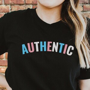Authentic Trans Pride T-Shirt, Subtle Transexual Pride, Subtle Trans, Subtle LGBT, Subtle Transgender, Trans Pride Shirt, Transgender Pride