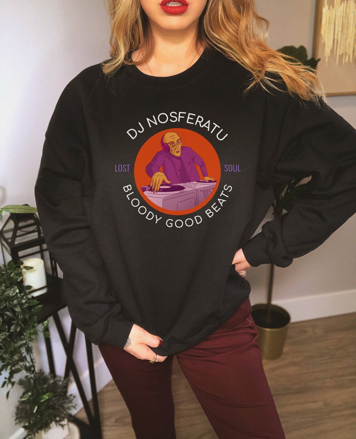 horror movie crewneck sweatshirt