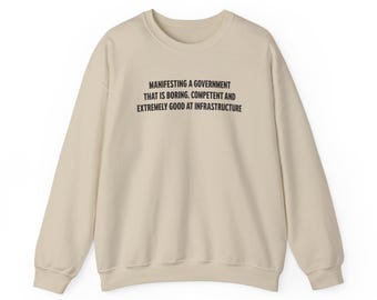 Anti-Trump Apparel | Leftist Crewneck | Subtle Protest Shirt & Activist Sweatshirt
