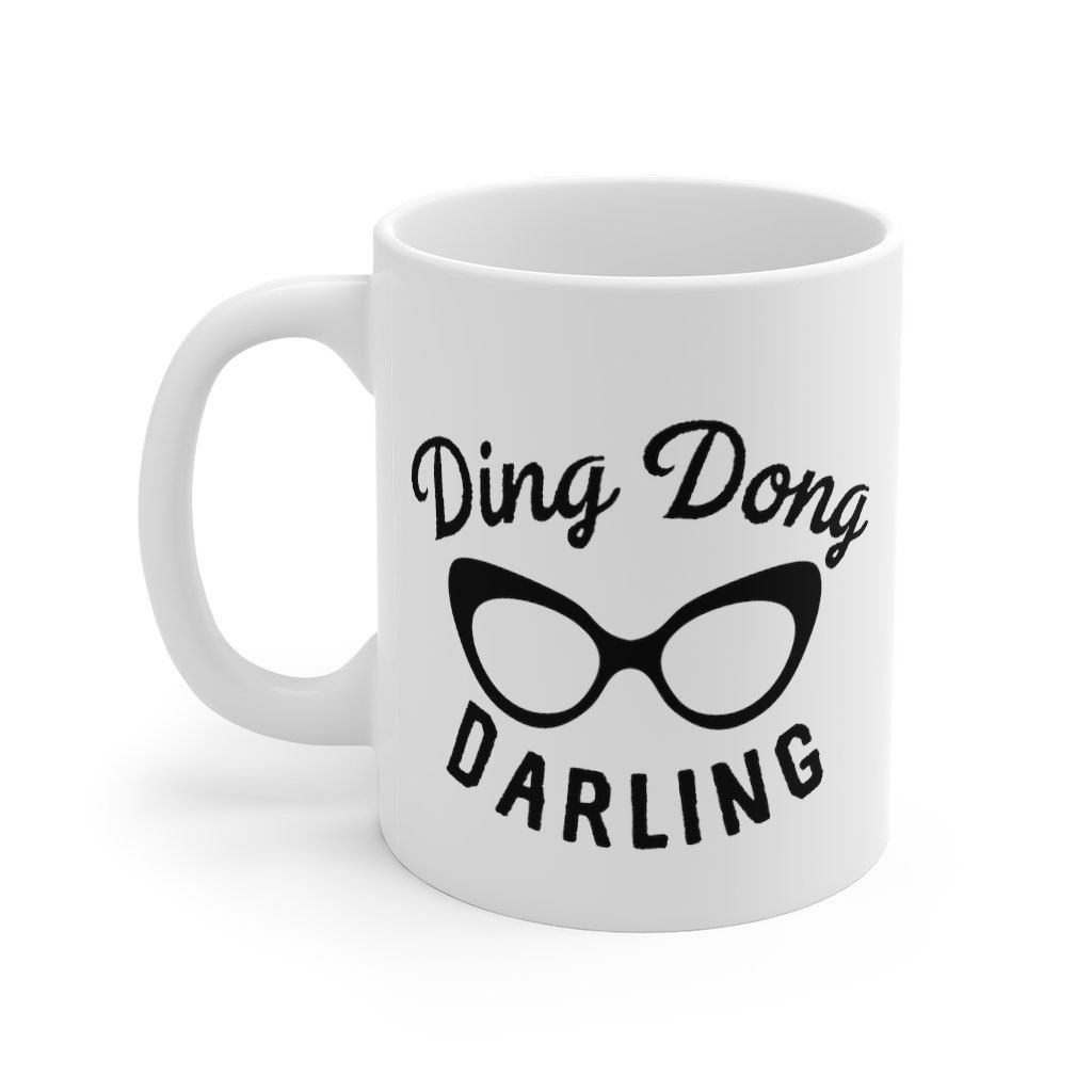 Ding Dong Darling Mug Glow Up Fan Makeup Artist Gift Cat Etsy