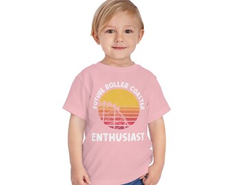 Future Roller Coaster Enthusiast Toddler Short Sleeve Tee